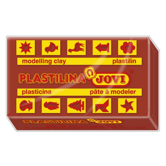 Jovi Oyun Hamuru Plaka 30 LU 50 GR Kahverengi 70/09 (30 Adet) resmi