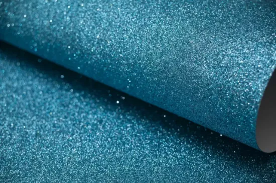 Bu-Bu Fon Kartonu Simli 50x70 Mavi 10 LU BUBU-FK0009 resmi