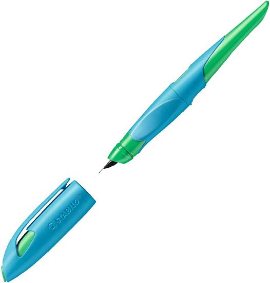 Stabilo Dolma Kalem EASYbirdy Ergonomik Sağ Mavi & Neon Yeşil resmi