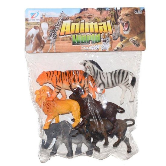 Canem Pvs De Vahşi Hayvanlar 6 Lı 888B-13 resmi