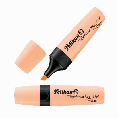 Pelikan Fosforlu Kalem Pastel Turuncu 490 (10 Adet) resmi