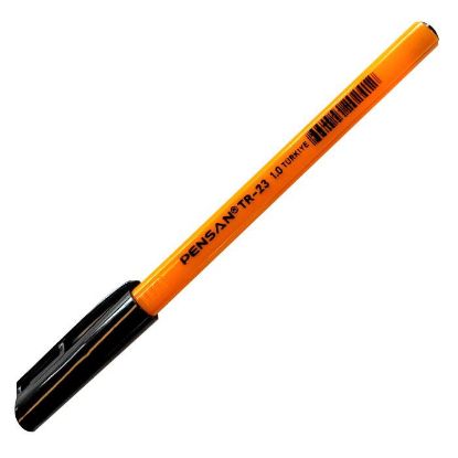 Pensan Tükenmez Kalem Üçgen Siyah 50 Li TR-23 (50 Adet) resmi