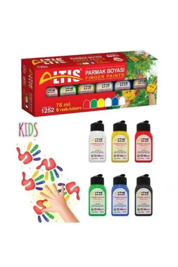 Altis Parmak Boyası 6 Renk 75 MM resmi