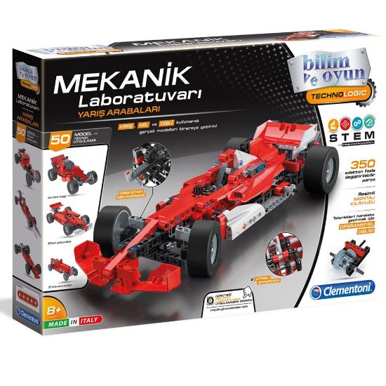 Clementoni Mekanik Laboratuvarı Yarış Arabaları Formula 1 resmi