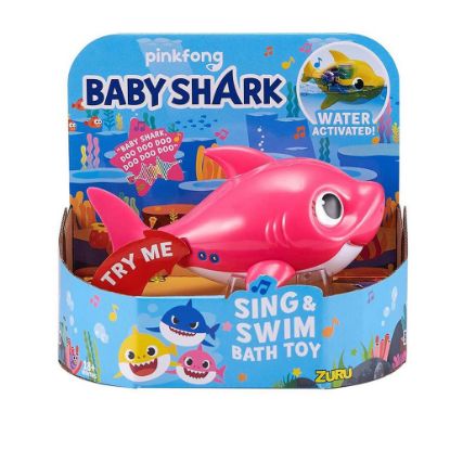 Baby Shark Şark Söyleyen ve Yüzen Figür 25282 resmi