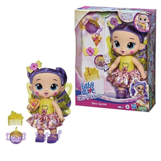 Baby Alive Glopıxıes Peri Bebek Siena Sparkle F2593 resmi