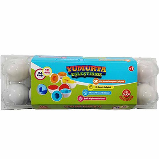 Bu-Bu Games Yumurta Eşleştirme 24 Parça BUBU-GM0066 resmi