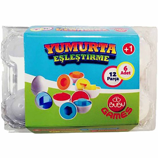 Bu-Bu Games Yumurta Eşleştirme 12 Parça BUBU-GM0067 resmi