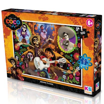 Ks Games Puzzle 100 Parça Coco Puzzle CO 714 resmi