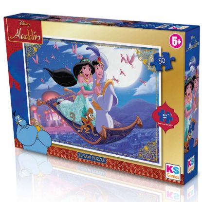 Ks Games Puzzle 50 Parça Aladdin Puzzle ALD 709 resmi