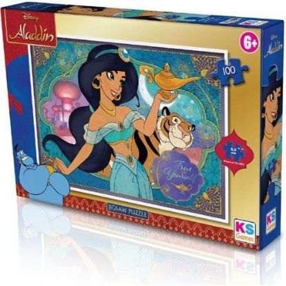 Ks Games Puzzle 100 Parça Aladdin Puzzle ALD 714 resmi