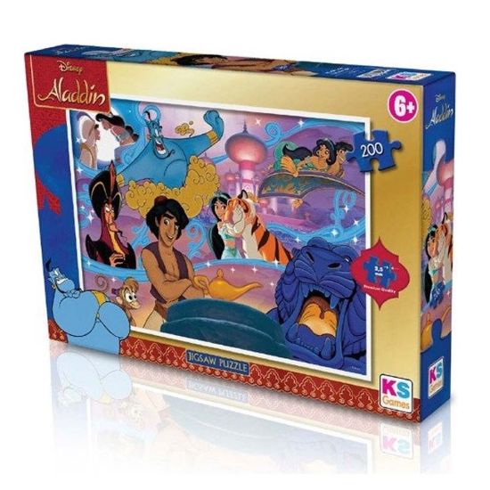 Ks Games Puzzle 200 Parça Aladdin Puzzle ALD 113 resmi