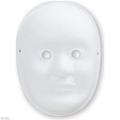 Puti Maske Karton Şişman Surat 5183 (10 Adet) resmi