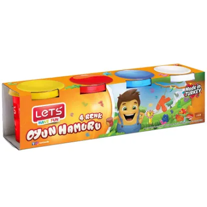 Lets Oyun Hamuru 4 Renk 440 GR L-8440 resmi