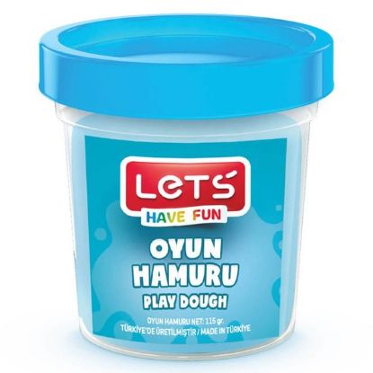 Lets Oyun Hamuru Tek Renk Mavi 110 GR L8440-3 resmi