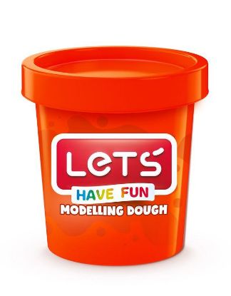 Lets Oyun Hamuru Tek Renk Kırmızı 110 GR L8440-2 resmi