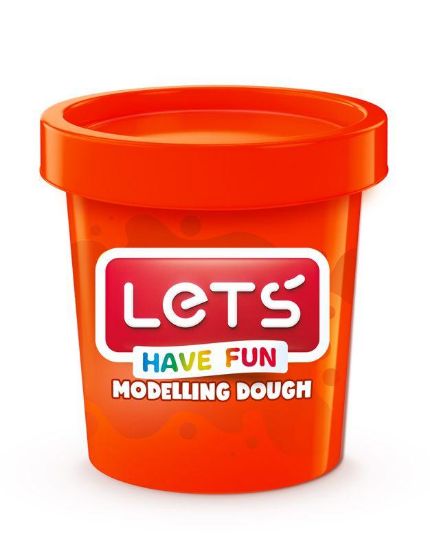 Lets Oyun Hamuru Tek Renk Kırmızı 110 GR L8440-2 resmi