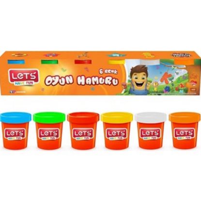 Lets Oyun Hamuru 6 Renk 660 GR L8450 resmi