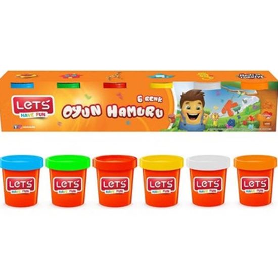 Lets Oyun Hamuru 6 Renk 660 GR L8450 resmi