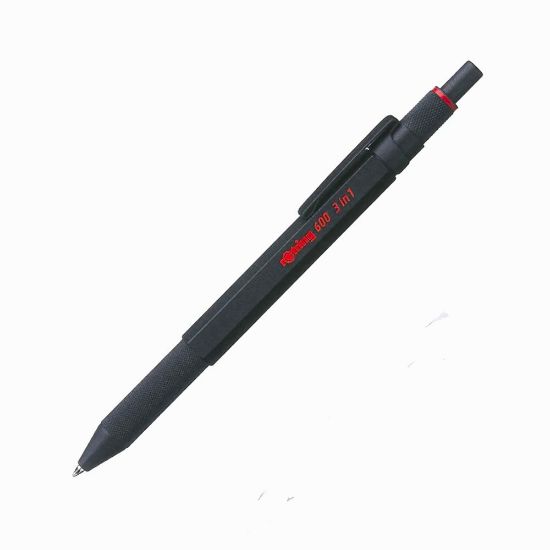 Rotring Multipen Üç Fonksiyonlu Kalem Siyah 600 resmi