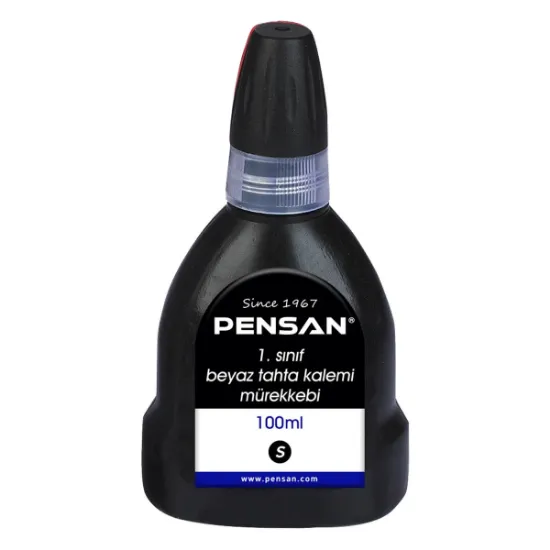 Pensan Tahta Kalemi Mürekkebi Siyah 100 ML 4009  resmi