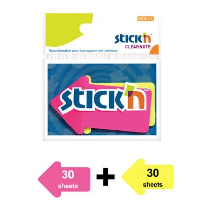 Hopax Stickn 76x50 Ok Şekilli Neon 2 Renk 60 YP 21141 resmi