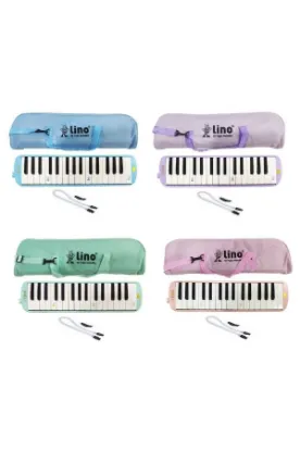 Lino Melodika 32 Tuşlu Bez Çanta Pastel Karışık LN-32-PKS resmi