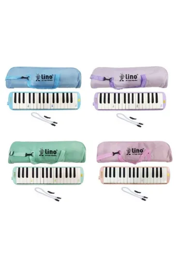 Lino Melodika 32 Tuşlu Bez Çanta Pastel Karışık LN-32-PKS resmi