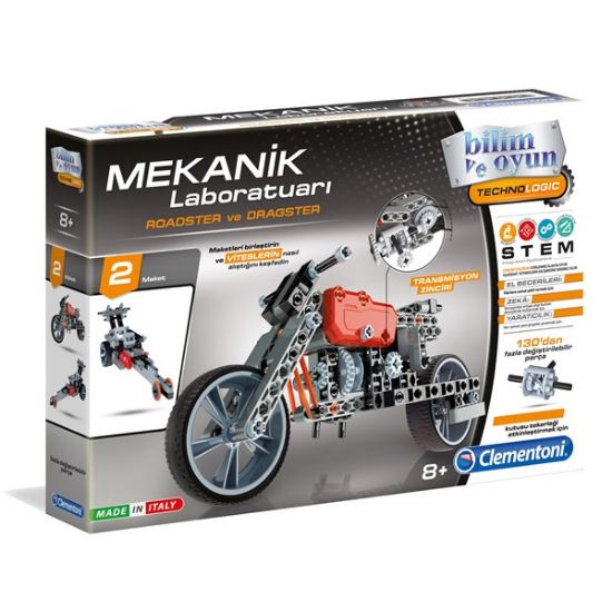 Clementoni Mekanik Laboratuvarı Roadster&Dragster 64298 resmi