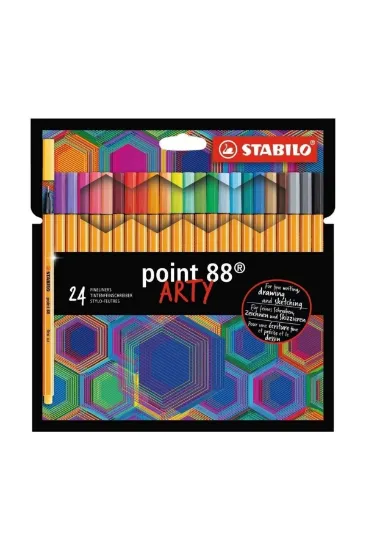 Stabilo Keçe Uçlu İnce Kalem 88 Arty  24 Lü resmi