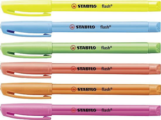 Stabilo Fosforlu Kalem Flash 6 Lı 555/6 resmi