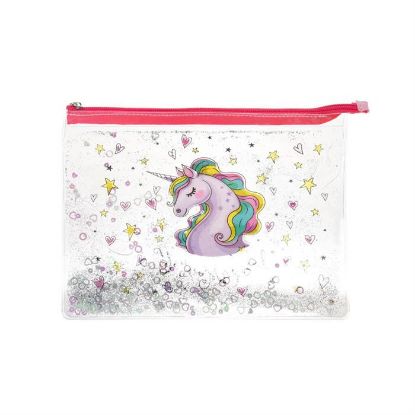 Vuki Fermuarlı Şeffaf Dosya Sulu A5 6/S VK-0072 resmi