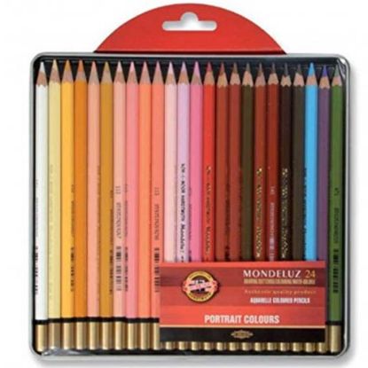 Koh-I Noor Set Aquarel Pencils 3724 24 Portraıt resmi