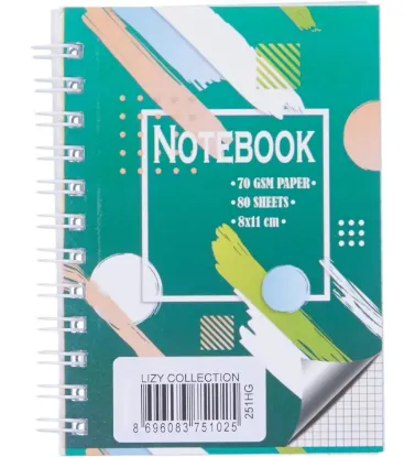 Liz Cep Defteri Spiralli Lux 80 YP Yan 251H (12 Adet) resmi