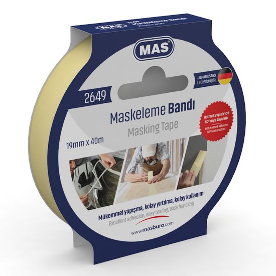 Mas Krepe (Maskeleme) Bantı 19 MM x 40 M 2649 resmi