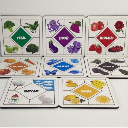 Moon Beavers Benim Renkli Hayatım Ahşap Eğitici Oyun resmi