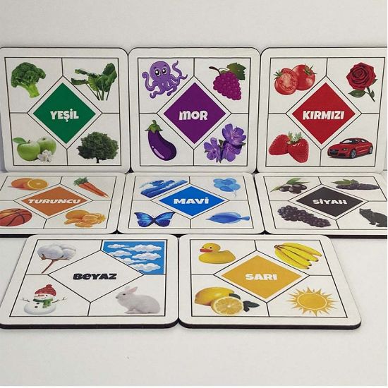 Moon Beavers Benim Renkli Hayatım Ahşap Eğitici Oyun resmi