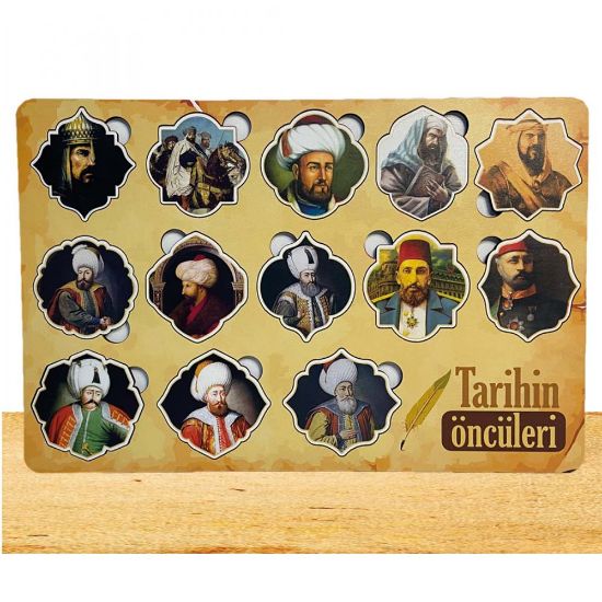 Moon Beavers Tarihin Öncüleri Ahşap Eğitici Oyun  resmi