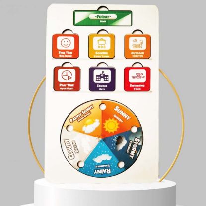 Moon Beavers Günlük Planım Ahşap Eğitici Oyun resmi