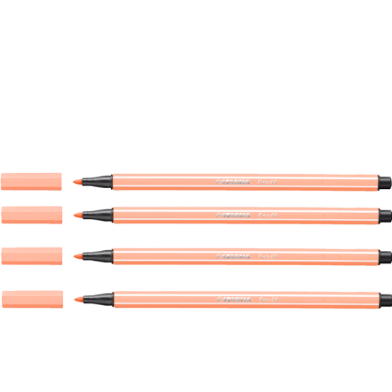 Stabilo Keçe Uçlu Boya Kalemi 1 MM Ten Rengi 68 (10 Adet) resmi