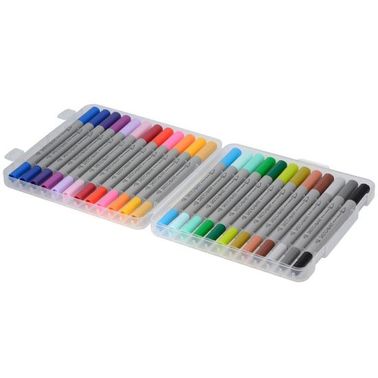 Bruno Visconti Brush Pen Sketch&Art Çift Uçlu Keçeli Kalem 24 Renk 22-0083 resmi