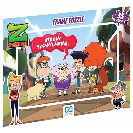 Ca Z Takımı Frame Puzzle 35 Ca.5163-5164 resmi