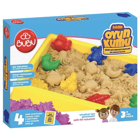 Bu-Bu Kum Büyük Havuzlu Deniz Hayvanları Kalıpları 1000 GR resmi