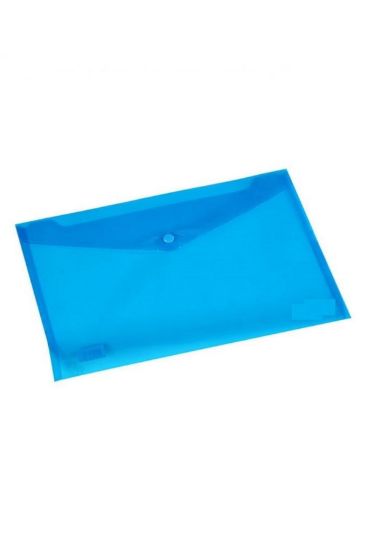 Bafix Çıtçıtlı Zarf Dosya A4 Mavi BFX-U1120P-MA (12 Adet) resmi