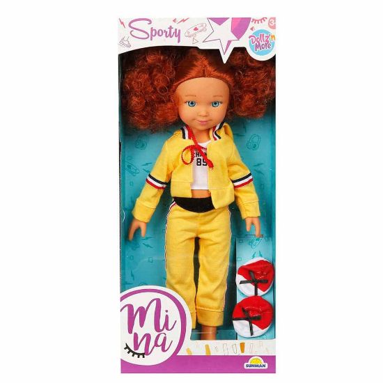 Sunman Oyuncak Mina Sporty Bebek 35 Cm resmi