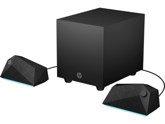 HP 8PB07AA X1000 8PB07AA 2+1 Hoparlör 3,5 mm AUX RGB Aydınlatma  resmi