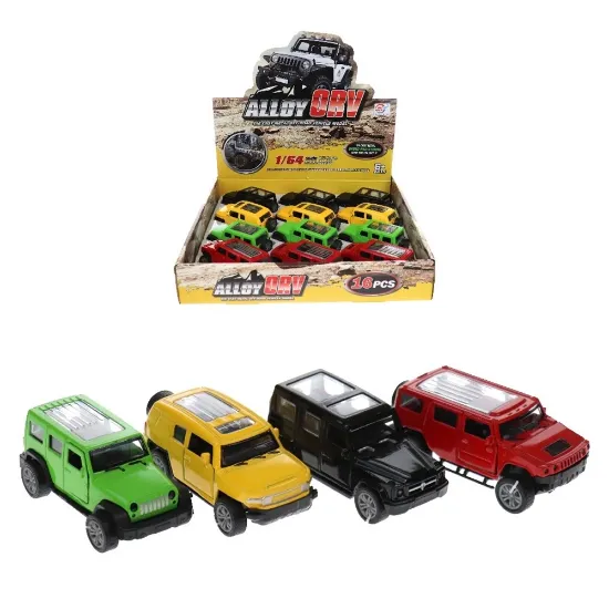 Canem Oyuncak Çekbırak Jeep 777-5 (12 Adet) resmi