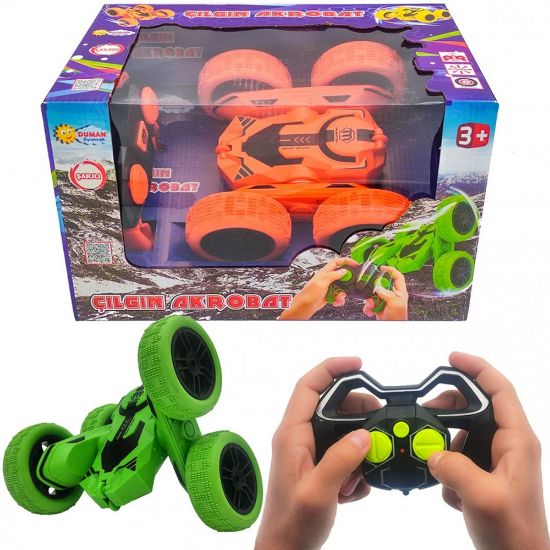 Duman Akrobat Araba Döner Teker Çift Taraflı 3288-1D resmi