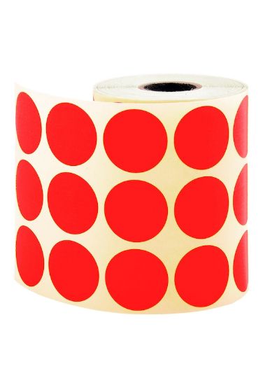 Tanex Nokta Etiketi 30 MM Kırmızı 2000 Adet resmi