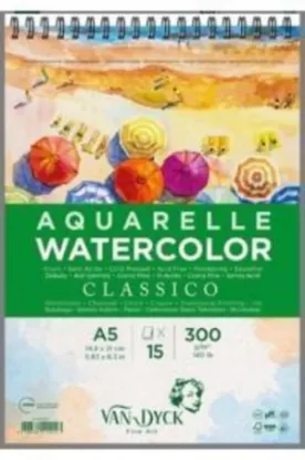Van Dyck Sulu Boya Blok Classico Dokulu Cldpres A5+üst Sprl 15 YP resmi